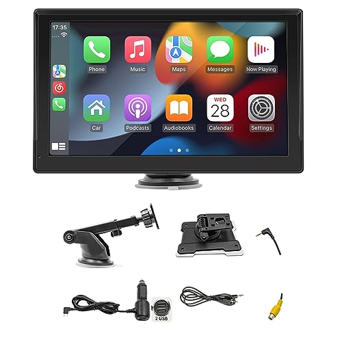 Wrtysully Wireless Carplay 9-Portables Auto-Bluetooth-Mp5-Player Android Auto Zentrale Steuerung HD-Fahrtenaufzeichnungsgerät Schwarz Wrtysully Wireless Carplay 9-Portables Auto-Bluetooth-Mp5-Player Android Auto Zentrale Steuerung HD-Fahrtenaufzeichnungsgerät Schwarz von Wrtysully