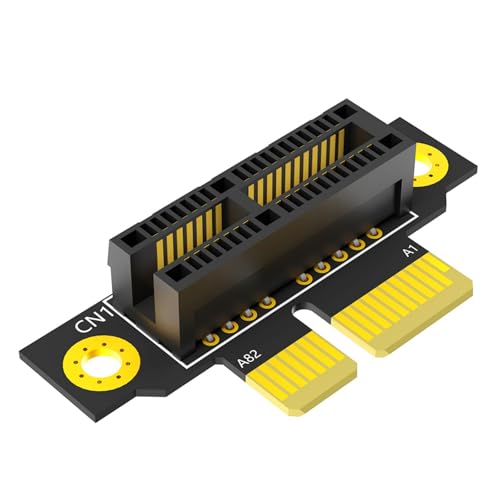 Wsdsgz 20mm PCIE 1X Karte 90 Grad Adapter Karte PCIE Extender Erweiterung Karte Für 1U Kleine Computer Server Fall Wsdsgz 20mm PCIE 1X Karte 90 Grad Adapter Karte PCIE Extender Erweiterung Karte Für 1U Kleine Computer Server Fall von Wsdsgz