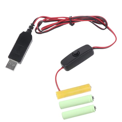 Wsdsgz Battery Eliminators Netzteiladapter 4 5 V Ersetzen Sie 3 Batterien Durch Einen Netzadapter Für Weihnachts LED Lichterketten von Wsdsgz