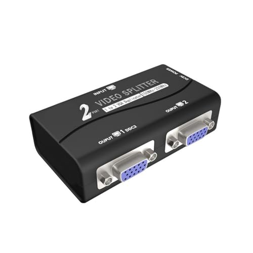 Wsdsgz VGA Video Splitter 1 In 2Out VGA Splitter Verstärkerbox Für Computer Display Mit Hoher Auflösung Bis Zu 1920 X 1440 Wsdsgz VGA Video Splitter 1 In 2Out VGA Splitter Verstärkerbox Für Computer Display Mit Hoher Auflösung Bis Zu 1920 X 1440 von Wsdsgz
