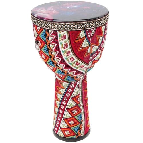 8,5 Zoll Farbenfrohe Afrikanische Djembe -trommel Bunte Stoffkunst Pvc -trommel Für Kinder Handtrommel Musikinstrument von Wudaizhi