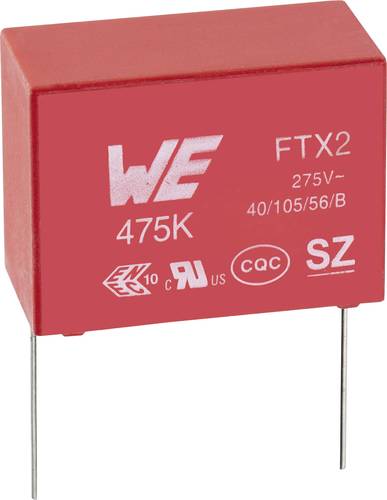 Würth Elektronik WCAP-FTX2 890324023003CS Entstör-Kondensator X2 radial bedrahtet 6.8 nF 275 V/AC von Würth Elektronik