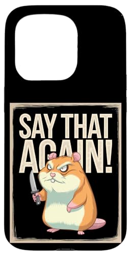Hamster Wut Lustiger Humor Hülle für iPhone 15 Pro Hamster Wut Lustiger Humor Hülle für iPhone 15 Pro von Wütendes Geschenk Nagetier Sarkastisches Meme