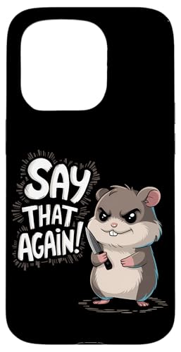 Hamster Wut Lustiger Humor Hülle für iPhone 15 Pro Hamster Wut Lustiger Humor Hülle für iPhone 15 Pro von Wütendes Geschenk Nagetier Sarkastisches Meme