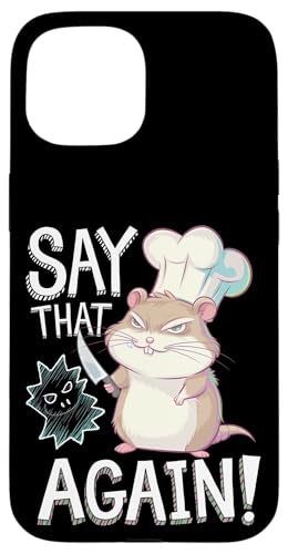 Hamster Wut Lustiger Humor Hülle für iPhone 15 Hamster Wut Lustiger Humor Hülle für iPhone 15 von Wütendes Geschenk Nagetier Sarkastisches Meme