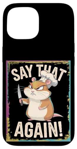 Hamster Wut Lustiger Humor Hülle für iPhone 15 Hamster Wut Lustiger Humor Hülle für iPhone 15 von Wütendes Geschenk Nagetier Sarkastisches Meme