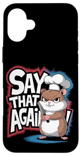 Hamster Wut Lustiger Humor Hülle für iPhone 16 Plus Hamster Wut Lustiger Humor Hülle für iPhone 16 Plus von Wütendes Geschenk Nagetier Sarkastisches Meme