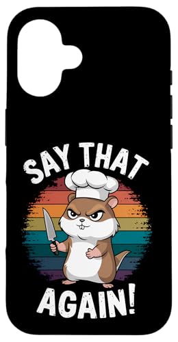 Hamster Wut Lustiger Humor Hülle für iPhone 16 Hamster Wut Lustiger Humor Hülle für iPhone 16 von Wütendes Geschenk Nagetier Sarkastisches Meme