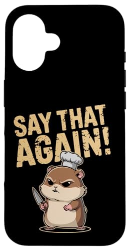 Hamster Wut Lustiger Humor Hülle für iPhone 16 Hamster Wut Lustiger Humor Hülle für iPhone 16 von Wütendes Geschenk Nagetier Sarkastisches Meme