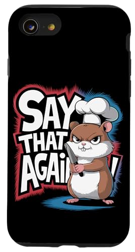 Hamster Wut Lustiger Humor Hülle für iPhone SE (2020) / 7 / 8 von Wütendes Geschenk Nagetier Sarkastisches Meme