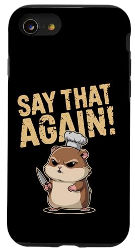 Hamster Wut Lustiger Humor Hülle für iPhone SE (2020) / 7 / 8 von Wütendes Geschenk Nagetier Sarkastisches Meme