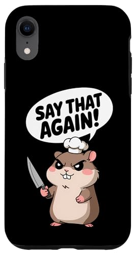 Hamster Wut Lustiger Humor Hülle für iPhone XR Hamster Wut Lustiger Humor Hülle für iPhone XR von Wütendes Geschenk Nagetier Sarkastisches Meme