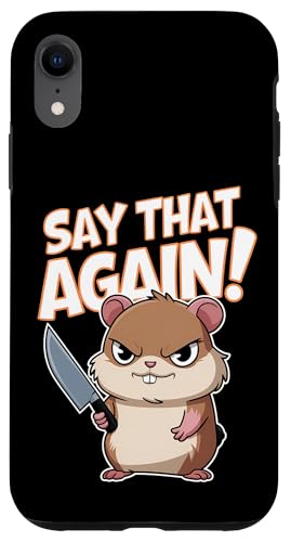 Hamster Wut Lustiger Humor Hülle für iPhone XR Hamster Wut Lustiger Humor Hülle für iPhone XR von Wütendes Geschenk Nagetier Sarkastisches Meme
