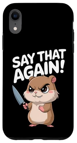 Hamster Wut Lustiger Humor Hülle für iPhone XR Hamster Wut Lustiger Humor Hülle für iPhone XR von Wütendes Geschenk Nagetier Sarkastisches Meme