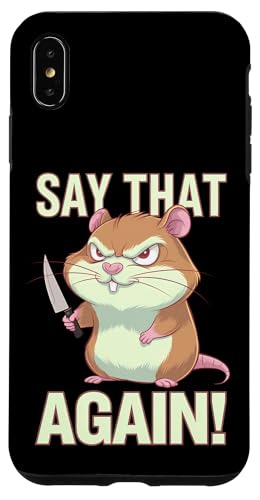 Hamster Wut Lustiger Humor Hülle für iPhone XS Max Hamster Wut Lustiger Humor Hülle für iPhone XS Max von Wütendes Geschenk Nagetier Sarkastisches Meme