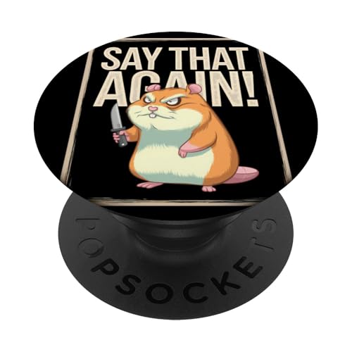Hamster Wut Lustiger Humor PopSockets Klebender PopGrip Hamster Wut Lustiger Humor PopSockets Klebender PopGrip von Wütendes Geschenk Nagetier Sarkastisches Meme
