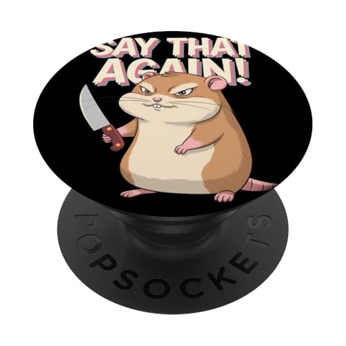 Hamster Wut Lustiger Humor PopSockets Klebender PopGrip Hamster Wut Lustiger Humor PopSockets Klebender PopGrip von Wütendes Geschenk Nagetier Sarkastisches Meme