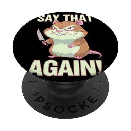 Hamster Wut Lustiger Humor PopSockets Klebender PopGrip Hamster Wut Lustiger Humor PopSockets Klebender PopGrip von Wütendes Geschenk Nagetier Sarkastisches Meme