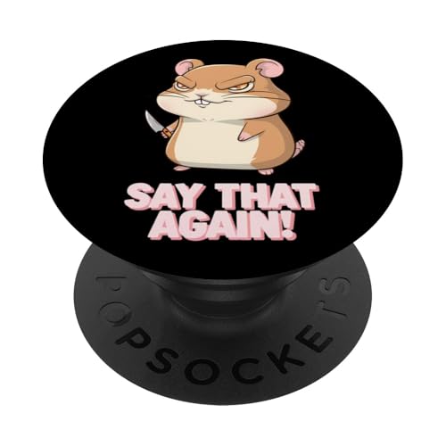 Hamster Wut Lustiger Humor PopSockets Klebender PopGrip Hamster Wut Lustiger Humor PopSockets Klebender PopGrip von Wütendes Geschenk Nagetier Sarkastisches Meme