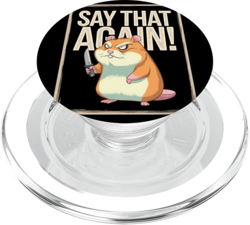 Hamster Wut Lustiger Humor PopSockets PopGrip für MagSafe Hamster Wut Lustiger Humor PopSockets PopGrip für MagSafe von Wütendes Geschenk Nagetier Sarkastisches Meme
