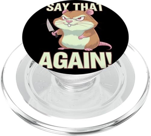 Hamster Wut Lustiger Humor PopSockets PopGrip für MagSafe Hamster Wut Lustiger Humor PopSockets PopGrip für MagSafe von Wütendes Geschenk Nagetier Sarkastisches Meme