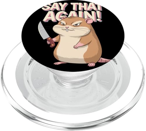 Hamster Wut Lustiger Humor PopSockets PopGrip für MagSafe Hamster Wut Lustiger Humor PopSockets PopGrip für MagSafe von Wütendes Geschenk Nagetier Sarkastisches Meme