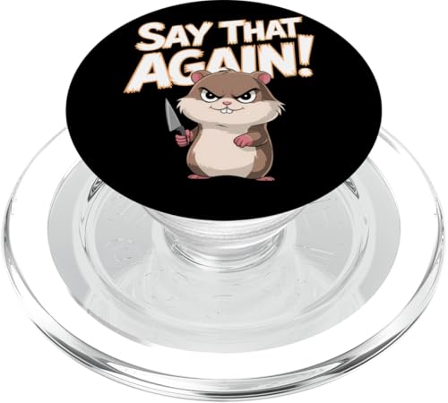 Hamster Wut Lustiger Humor PopSockets PopGrip für MagSafe Hamster Wut Lustiger Humor PopSockets PopGrip für MagSafe von Wütendes Geschenk Nagetier Sarkastisches Meme