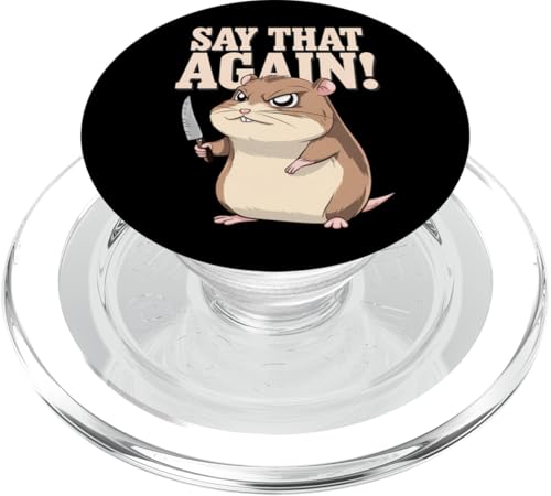 Hamster Wut Lustiger Humor PopSockets PopGrip für MagSafe Hamster Wut Lustiger Humor PopSockets PopGrip für MagSafe von Wütendes Geschenk Nagetier Sarkastisches Meme