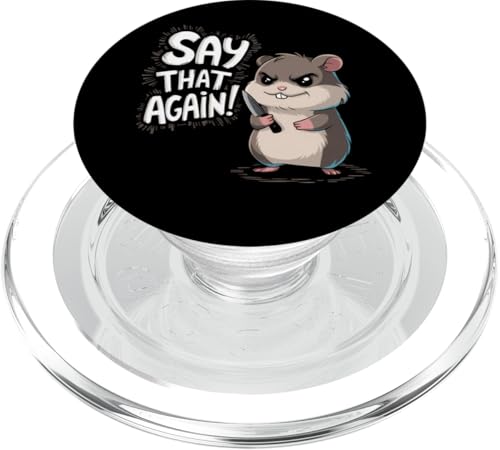 Hamster Wut Lustiger Humor PopSockets PopGrip für MagSafe Hamster Wut Lustiger Humor PopSockets PopGrip für MagSafe von Wütendes Geschenk Nagetier Sarkastisches Meme