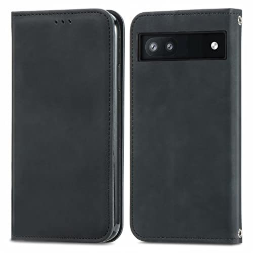 Für Google Pixel 6A Hülle Leder Wallet Book Flip Folio Ständer View Full Protection Cover mit Stand Kartenfächer Magnetverschluss Kompatibel mit Google Pixel 6A Handyhüllen Stoßfest, Schwarz Für Google Pixel 6A Hülle Leder Wallet Book Flip Folio Ständer View Full Protection Cover mit Stand Kartenfächer Magnetverschluss Kompatibel mit Google Pixel 6A Handyhüllen Stoßfest, Schwarz von Wuhaizher