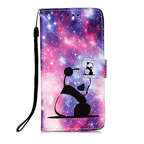 Wuhaizher Schutzhülle für DOOGEE Note 58, Leder, Klapphülle mit magnetischem Ständer, Kartenhalter, Schlitz, TPU, stoßfeste Schutzhülle für Doogee Note 58, Panda Wuhaizher Schutzhülle für DOOGEE Note 58, Leder, Klapphülle mit magnetischem Ständer, Kartenhalter, Schlitz, TPU, stoßfeste Schutzhülle für Doogee Note 58, Panda von Wuhaizher