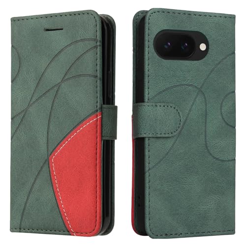 Wuhaizher Schutzhülle für Google Pixel 9A, geometrisch, stoßfest, Brieftaschenformat, Leder, mit Kartenfächern, klappbarem Ständer, magnetisch, kratzfest, schützende Klapphülle für Google Pixel 9A Wuhaizher Schutzhülle für Google Pixel 9A, geometrisch, stoßfest, Brieftaschenformat, Leder, mit Kartenfächern, klappbarem Ständer, magnetisch, kratzfest, schützende Klapphülle für Google Pixel 9A von Wuhaizher