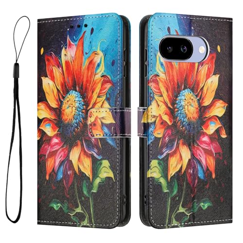 Wuhaizher Schutzhülle für Google Pixel 9A, stoßfest, Klapphülle, Leder, Brieftaschenhülle für Mädchen und Frauen, mit Kartenhalter, Ständer, magnetische Silikon-Rückseite, Handyhülle für Google Pixel Wuhaizher Schutzhülle für Google Pixel 9A, stoßfest, Klapphülle, Leder, Brieftaschenhülle für Mädchen und Frauen, mit Kartenhalter, Ständer, magnetische Silikon-Rückseite, Handyhülle für Google Pixel von Wuhaizher