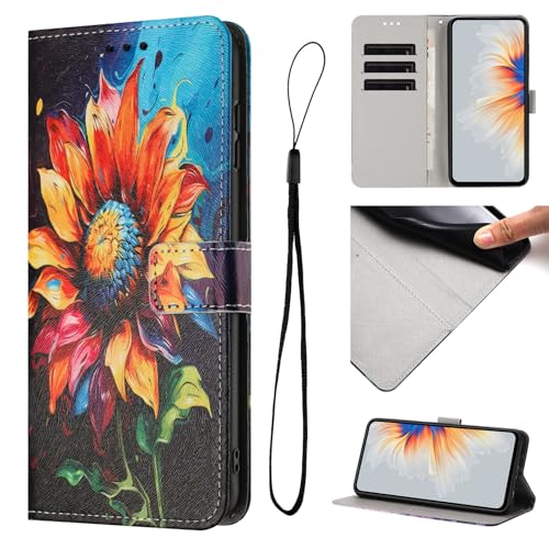 Wuhaizher Schutzhülle für Motorola G55, stoßfest, Klapphülle, Leder, Brieftaschenhülle für Mädchen und Frauen, mit Kartenhalter, Ständer, magnetische Silikon-Rückseite, für Motorola Moto G55 Wuhaizher Schutzhülle für Motorola G55, stoßfest, Klapphülle, Leder, Brieftaschenhülle für Mädchen und Frauen, mit Kartenhalter, Ständer, magnetische Silikon-Rückseite, für Motorola Moto G55 von Wuhaizher