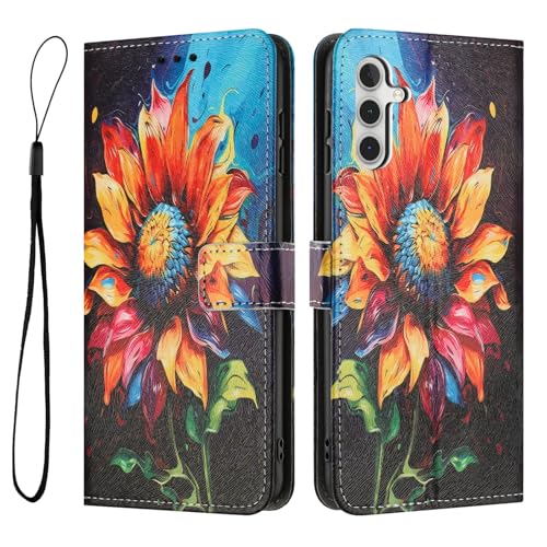 Wuhaizher Schutzhülle für Samsung A16, stoßfest, Klapphülle, Leder, Brieftaschenhülle für Mädchen und Frauen, mit Kartenhalter, Ständer, magnetische Silikon-Rückseite, für Samsung Galaxy A16 5G / A16 Wuhaizher Schutzhülle für Samsung A16, stoßfest, Klapphülle, Leder, Brieftaschenhülle für Mädchen und Frauen, mit Kartenhalter, Ständer, magnetische Silikon-Rückseite, für Samsung Galaxy A16 5G / A16 von Wuhaizher