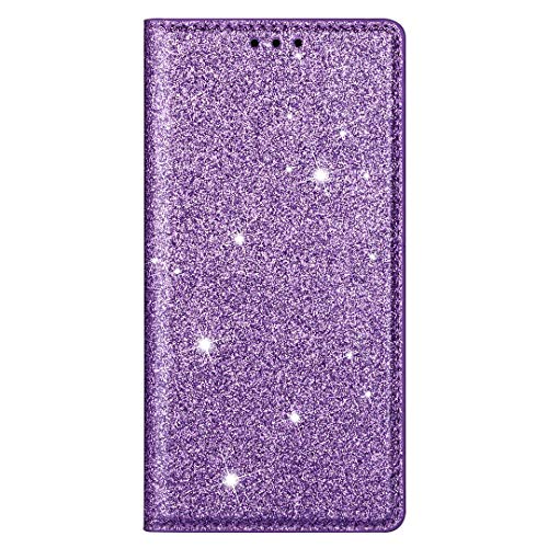 Wuhaizher Schutzhülle für Samsung A16 5G / A16 4G, glitzernd, stoßfest, Leder, Brieftaschenformat, Kartenhalter, Ständer, Silikon, Stoßschutz, Handyhülle für Samsung Galaxy A16 5G / A16 4G, Lila Wuhaizher Schutzhülle für Samsung A16 5G / A16 4G, glitzernd, stoßfest, Leder, Brieftaschenformat, Kartenhalter, Ständer, Silikon, Stoßschutz, Handyhülle für Samsung Galaxy A16 5G / A16 4G, Lila von Wuhaizher