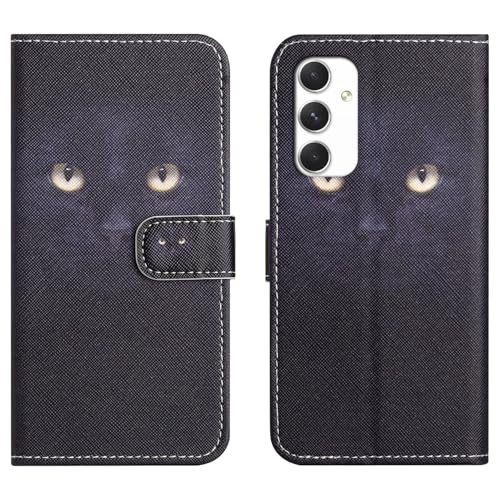 Wuhaizher Schutzhülle für Samsung A16 5G / A16 4G, stoßfest, Leder, mit Kartenhalter, Ständer, Silikon, Motiv: Katze Wuhaizher Schutzhülle für Samsung A16 5G / A16 4G, stoßfest, Leder, mit Kartenhalter, Ständer, Silikon, Motiv: Katze von Wuhaizher