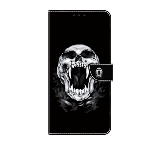 Wuhaizher Schutzhülle für iPhone 12/12 Pro, stoßfest, Klapphülle aus Leder, für Mädchen und Kinder, mit Kartenhalter, Ständer, Silikon-Schutzhülle für iPhone 12/12 Pro, Totenkopf Wuhaizher Schutzhülle für iPhone 12/12 Pro, stoßfest, Klapphülle aus Leder, für Mädchen und Kinder, mit Kartenhalter, Ständer, Silikon-Schutzhülle für iPhone 12/12 Pro, Totenkopf von Wuhaizher