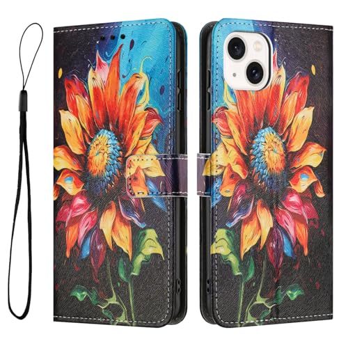 Wuhaizher Schutzhülle für iPhone 15, stoßfest, Klapphülle, Leder, Brieftaschenhülle für Mädchen und Frauen, mit Kartenhalter, Ständer, magnetische Silikon-Rückseite, Handyhülle für iPhone 15 Wuhaizher Schutzhülle für iPhone 15, stoßfest, Klapphülle, Leder, Brieftaschenhülle für Mädchen und Frauen, mit Kartenhalter, Ständer, magnetische Silikon-Rückseite, Handyhülle für iPhone 15 von Wuhaizher