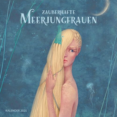 Zauberhafte Meerjungfrauen: Tischkalender 2025 von Wunderhaus