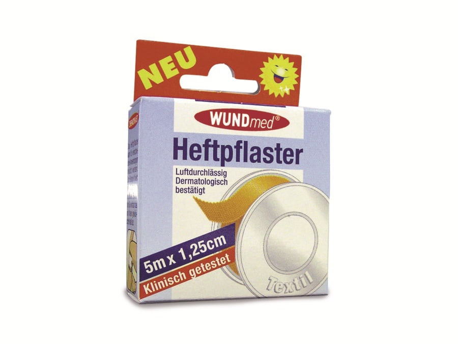 WUNDMED Heftpflaster, 1,25 mm x 5 m von Wundmed