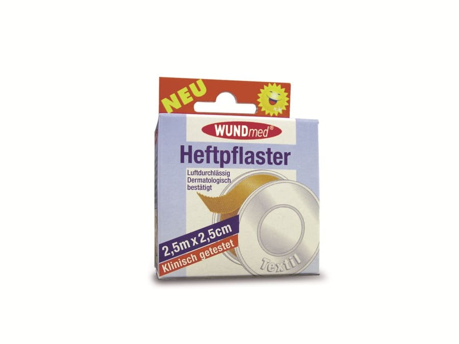 WUNDMED Heftpflaster, 25 mm, 2,5 m von Wundmed