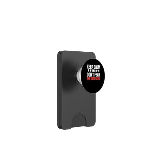 Keep Calm Dont Fear The Root Canal Treatment Dentist PopSockets PopWallet für MagSafe Keep Calm Dont Fear The Root Canal Treatment Dentist PopSockets PopWallet für MagSafe von Wurzelbehandlung Zahnarzt Design Idee