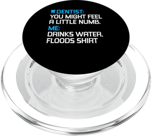 A Little Numb Root Canal Survivor Dentist PopSockets PopGrip für MagSafe von Wurzelbehandlung Zahnarzt Designs Ideen