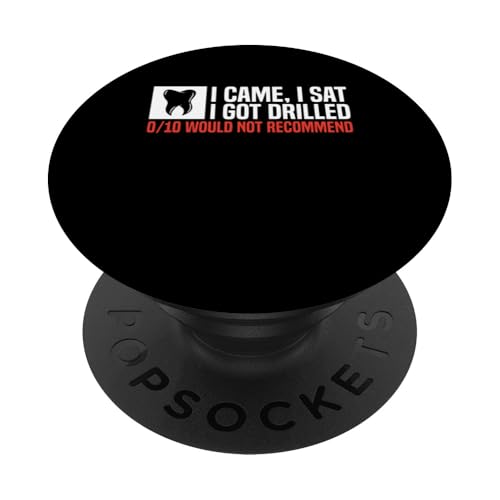 I Came I Sat I Got Drilled Root Canal Survivor Dentist PopSockets Klebender PopGrip I Came I Sat I Got Drilled Root Canal Survivor Dentist PopSockets Klebender PopGrip von Wurzelbehandlung Zahnarzt Designs Ideen