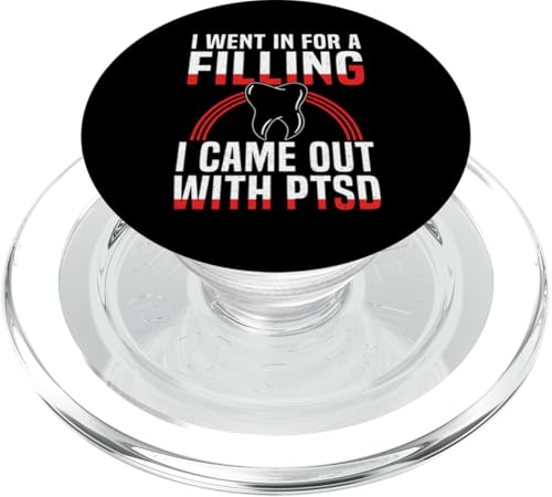 I Went In For A Filling Root Canal Survivor Dentist PopSockets PopGrip für MagSafe von Wurzelbehandlung Zahnarzt Designs Ideen