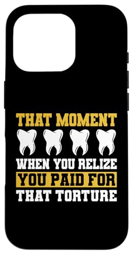 That Moment When You Relize Root Canal Survivor Dentist Hülle für iPhone 16 Pro von Wurzelbehandlung Zahnarzt Designs Ideen