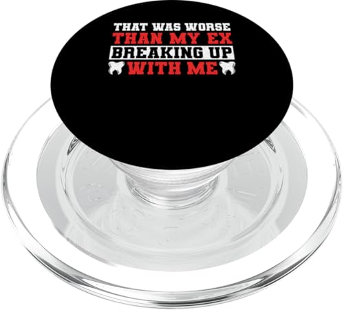 That Was Worse Than My Ex Root Canal Survivor Dentist PopSockets PopGrip für MagSafe von Wurzelbehandlung Zahnarzt Designs Ideen