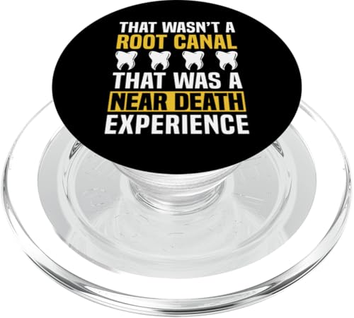 That Wasnt A Root Canal Survivor Dentist PopSockets PopGrip für MagSafe von Wurzelbehandlung Zahnarzt Designs Ideen