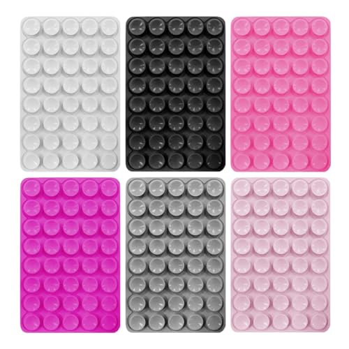 6pcs Silikonsaugung Telefonhülle, Silikon Handyhalterung, 80 Getreide Silikon Saugnapf Doppelseitiger Handy Saugnapfhalter, Anti-Rutsch-Handyhalter Für Bild, Video, Live -Streaming 6pcs Silikonsaugung Telefonhülle, Silikon Handyhalterung, 80 Getreide Silikon Saugnapf Doppelseitiger Handy Saugnapfhalter, Anti-Rutsch-Handyhalter Für Bild, Video, Live -Streaming von Wusideday